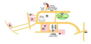 マルシェ駐車場の地図(ゲスト用)